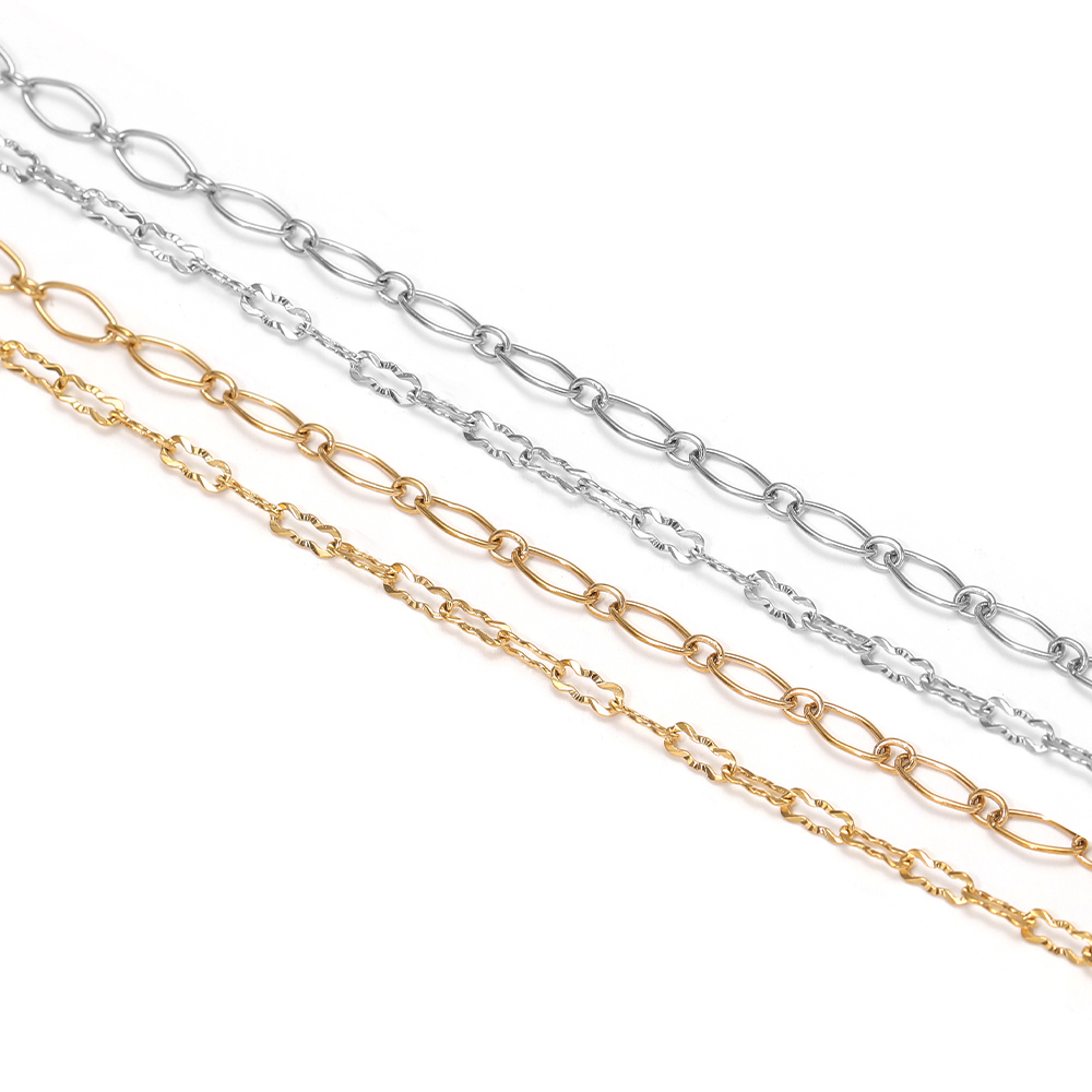 2 Meters Stainless Steel Embos - Body Jewelry Necklace ulasan dan harga