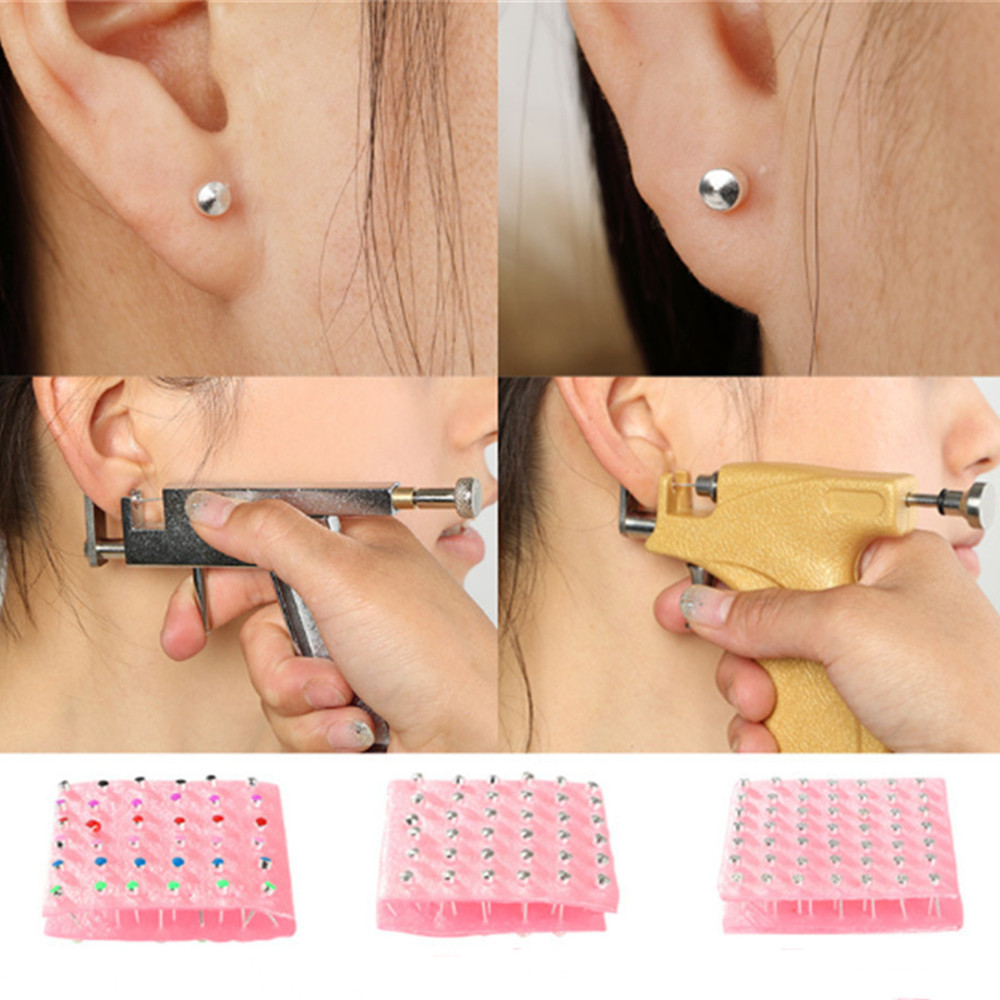 98/24Pcs Ear Piercing Special  - Body Jewelry Surgical Steel ulasan dan harga